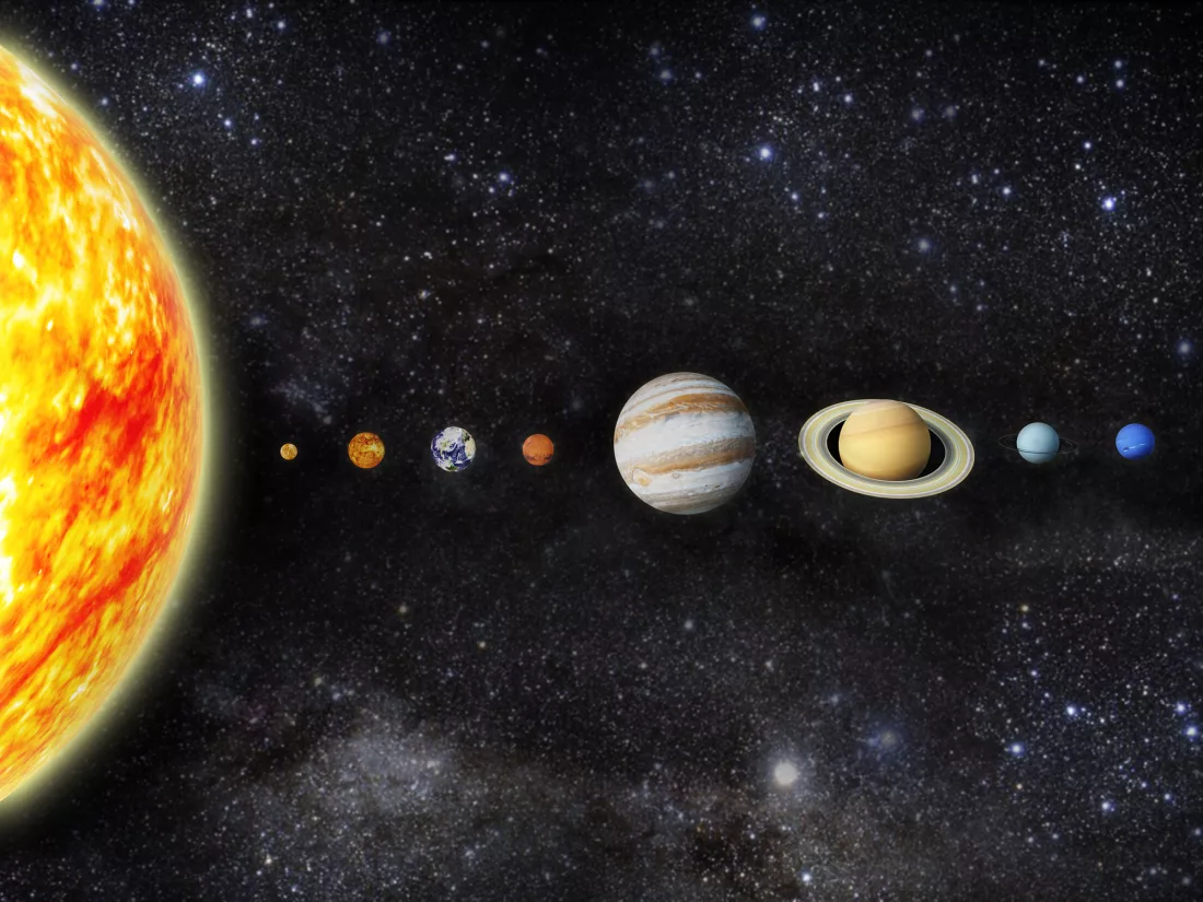 Imagem da pergunta: Quais são os quatro planetas gasosos que fazem parte do Sistema Solar?