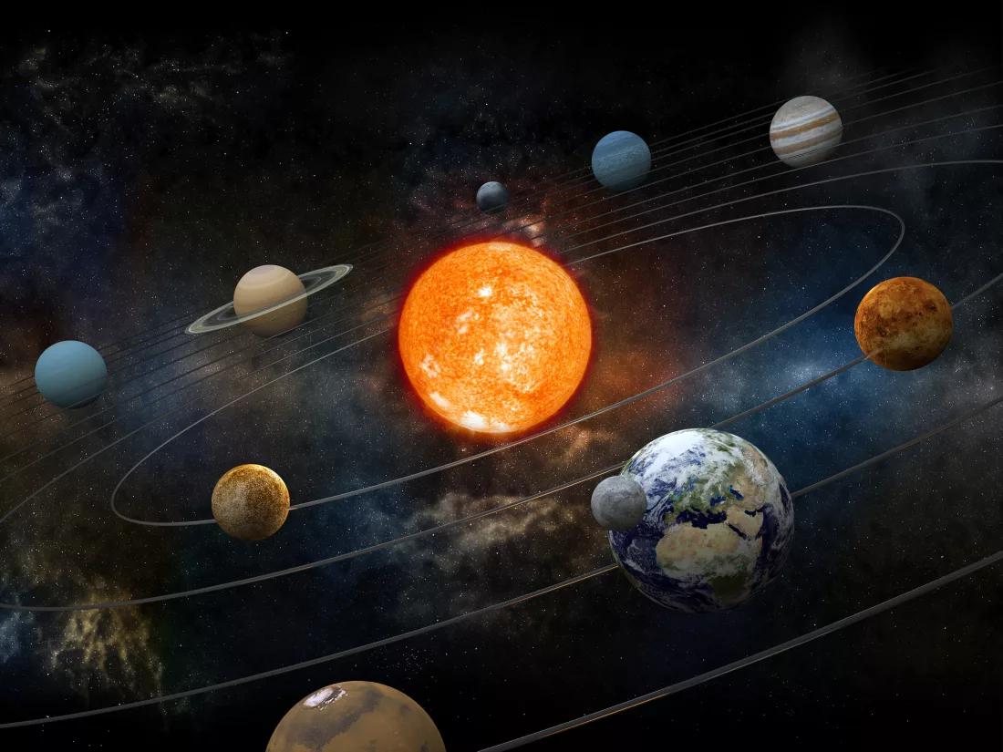 Imagem da pergunta: Assinale a sequência correta dos planetas em ordem de proximidade do Sol. 