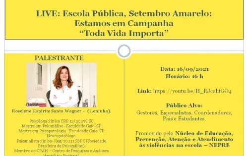 Campanha setembro amarelo