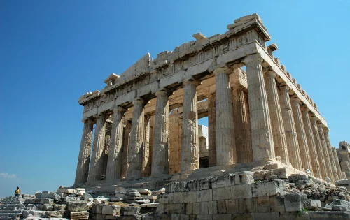 Parthenon, famosa construção na Grécia Antiga