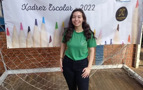 Maria garantiu o 1º lugar no campeonato brasileiro de xadrez